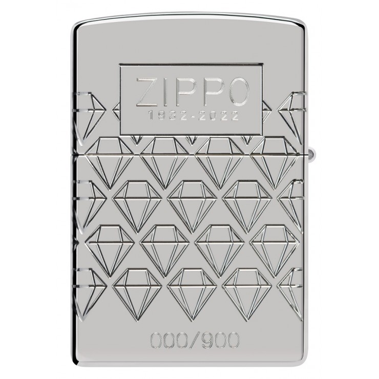 Zippo Lighter 48461 Armor® Zippo 90th Sterling Collectible